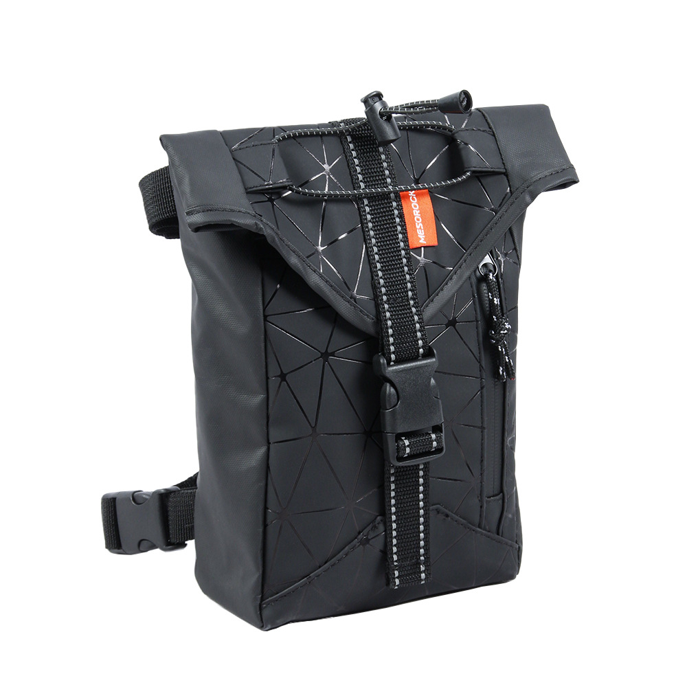 Bolso de pierna de ciclismo al aire libre ins deportes todo-fósforo película de cuero bolso de mensajero de un solo hombro motocicleta impermeable bolso de pesca reflectante