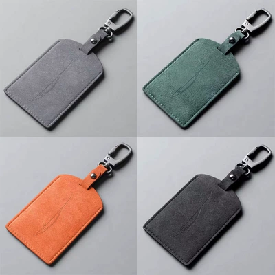 Cover Card Bag Key Bag | Car key bag - dark-green-rice-line-mark-metal-square-buckle
