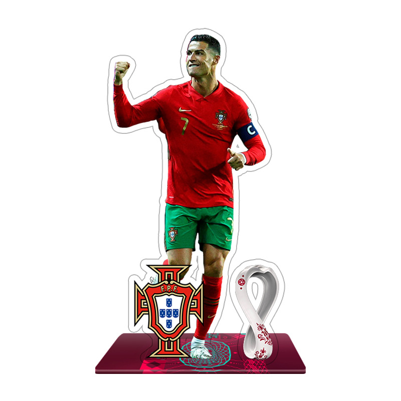 Figura Acrílica de Estrella de Fútbol de Acrílico, para Regalo de Cumpleaños