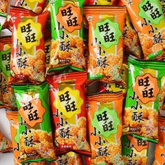 旺旺小ショートニングレトロな間食のギフトバッグが食欲をそそるネット赤膨化レジャー軽食食品卸売り代理店