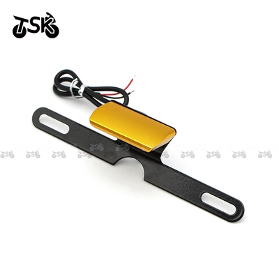 Suzuki motorcycle modified – License plate lamp - yellow