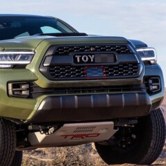 2019 トヨタ タコマ グリル マーク TACOMA 車のロゴ 4X4 車のステッカー TRD Pro テール マークに適しています。