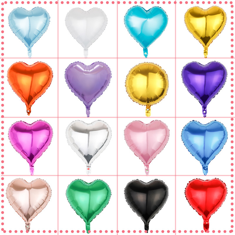 Cumpleaños Estrella Forma De Corazón Película De Aluminio Fiesta Globos display picture 3