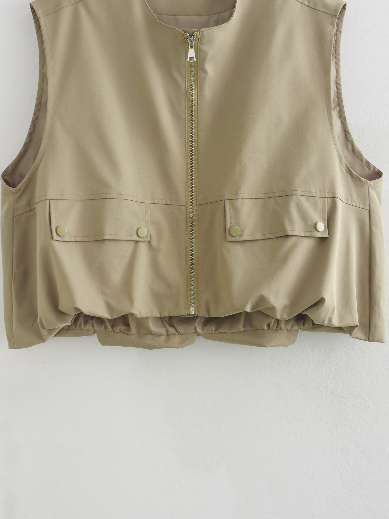 Women's clothing 2024 autumn and winter new street fashion loose vest top_voghion.com