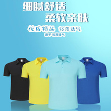 速干polo衫翻领t恤休闲运动短袖网眼透气跑步健身上衣