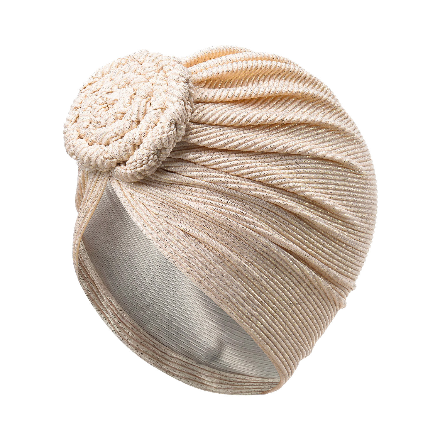 Sombrero musulmán, sombrero de flor tipo donut, sombrero indio con nudo torcido, sombrero étnico para dama, sombrero con cabeza de moño_voghion.com