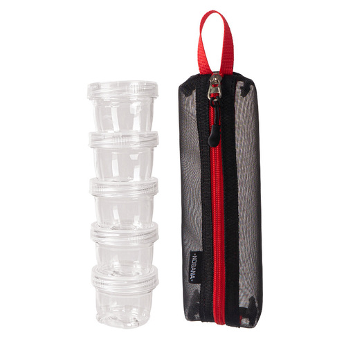 NOBANA outdoor splicable seasoning bottle 5-piece set travel picnic fishing camping camping barbecue seasoning box