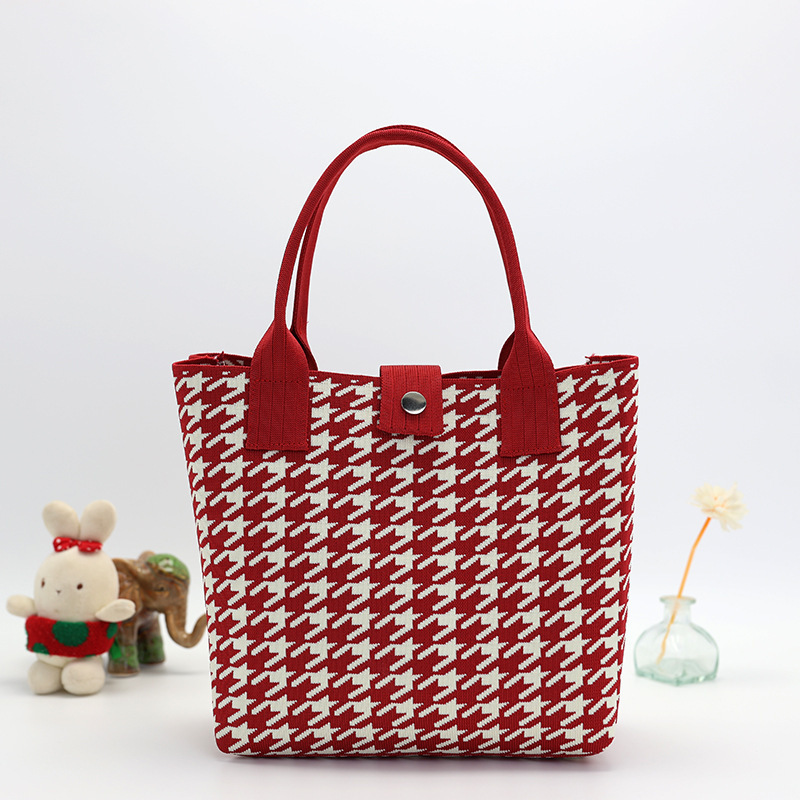 Japón y Corea del Sur tejido bolsas de mano bolsas de viaje de gran capacidad bolsas de compras de chicas fabricantes de bolsas H al por mayor
