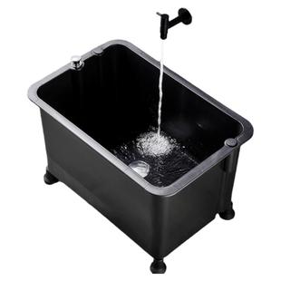 Mop Sink for Home Balcony, Elevated Mop Sink, Mobile Mop Sink, Bathroom Mop Sink, Floor Basin, Large Sink