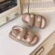 Girls Sandals Summer 2025 New Love Children Princess Shoes Girls Open Toe Casual Beach Shoes Big Children's Shoes