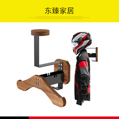 クロスボーダーの木のオートバイのヘルメットは帽子をかぶって壁の掛けを飾ります。