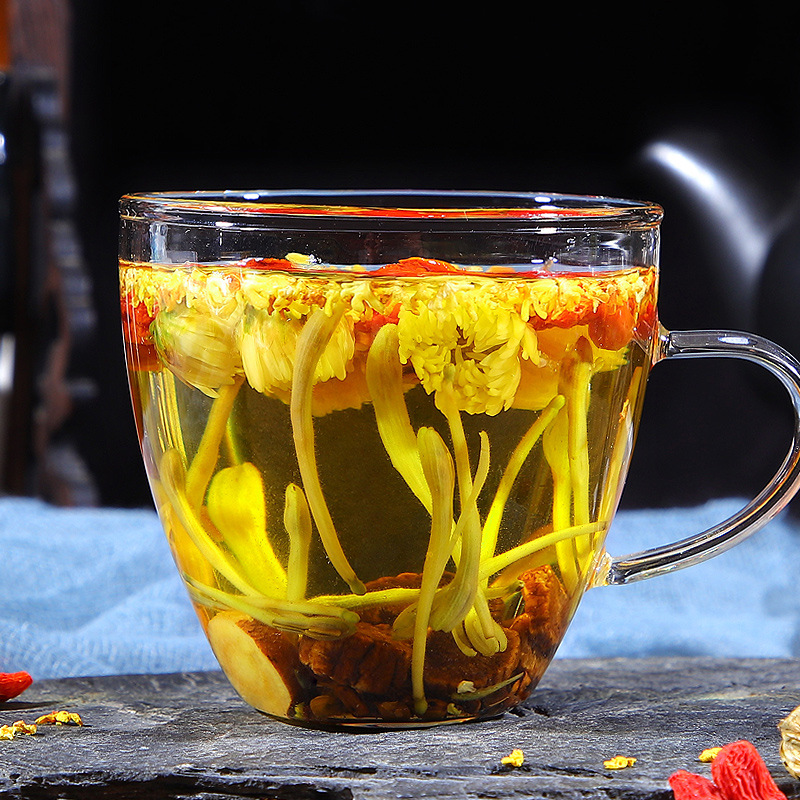Chrysanthemum Cassia Seed Tea Jue Ming Zi Herbal Blend 20 Pyramid Tea Bags for Daily Wellness Brewing specifications