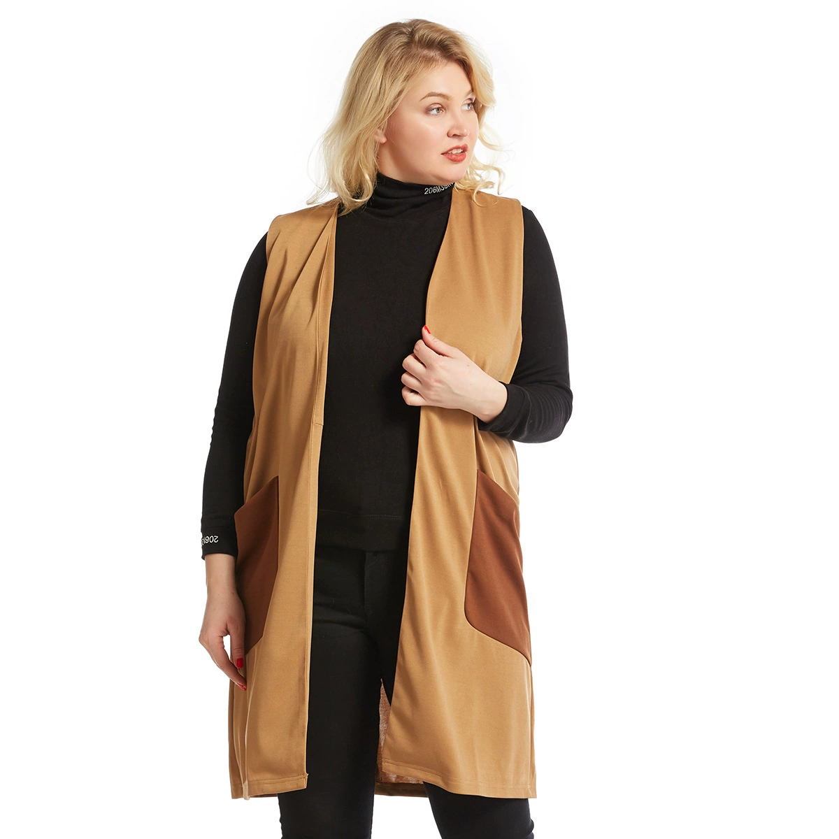 Жилет, oversize, середина длины, Aliexpress, ebay, Amazon