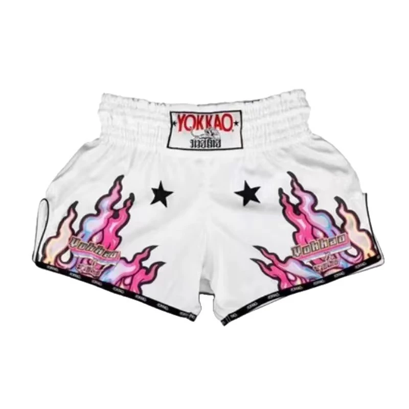 2025 Новые Боксерские спортивные шорты Муай Тай MMA бойцовские Sanda фитнес Lycra