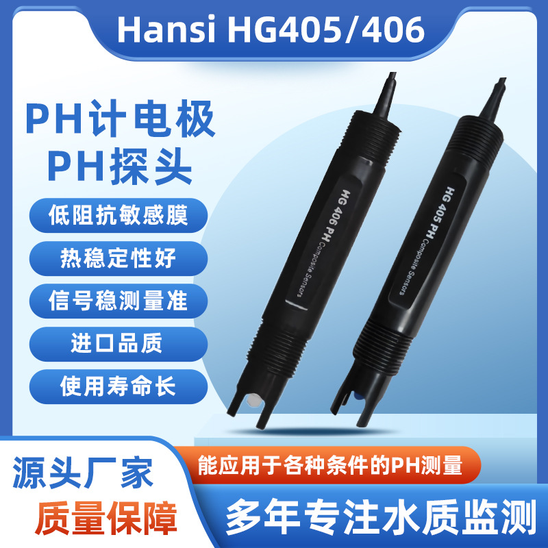 Hansi˹HG405pH缫ȼ PH缫̽ͷ ҵPH