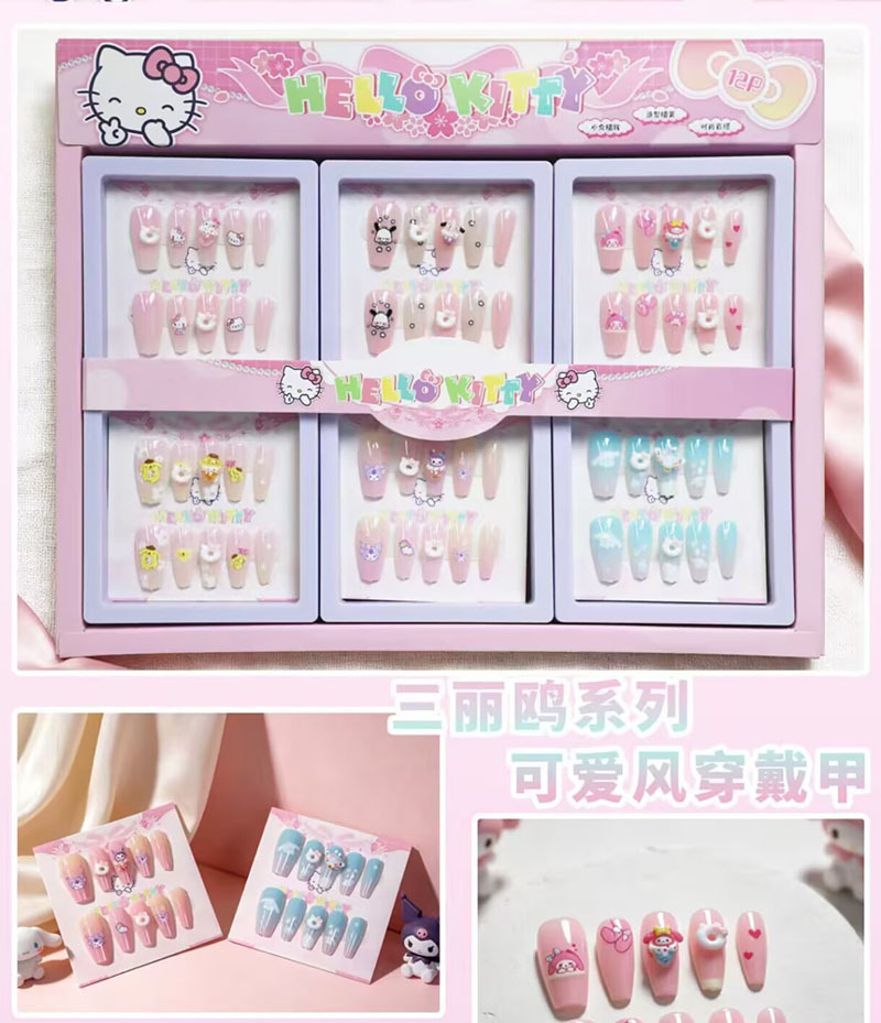 Estampado de ojos de gato con armadura, pegatinas de uñas con gelatina, dibujos animados de estudiantes lindos, desmontables, ponis con armadura image 129