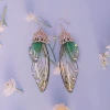 Новый зелёный, розовое золото, кристалл