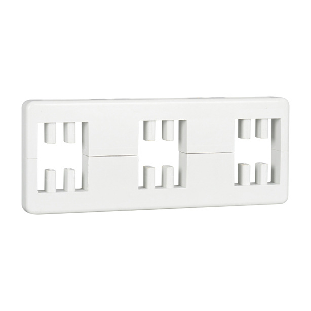 厂家直供 白灰色相距120母线框三相三排120相间距母线夹