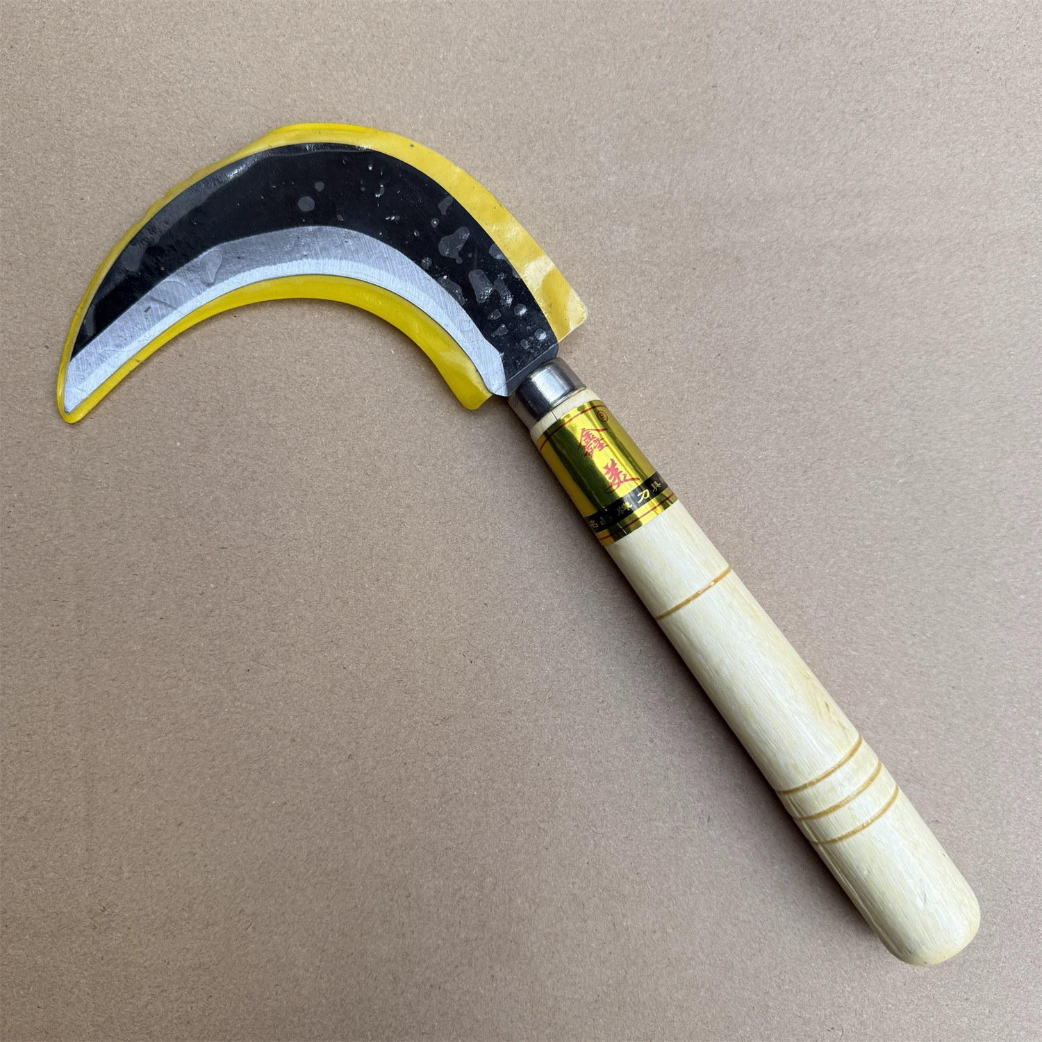 Сickle из марганцевой стали для стрижки травы, нож для быстрого копания диких овощей, небольшой серп для сельскохозяйственной стрижки травы, нож для быстрой резки овощей, небольшой изогнутый нож, портативный.