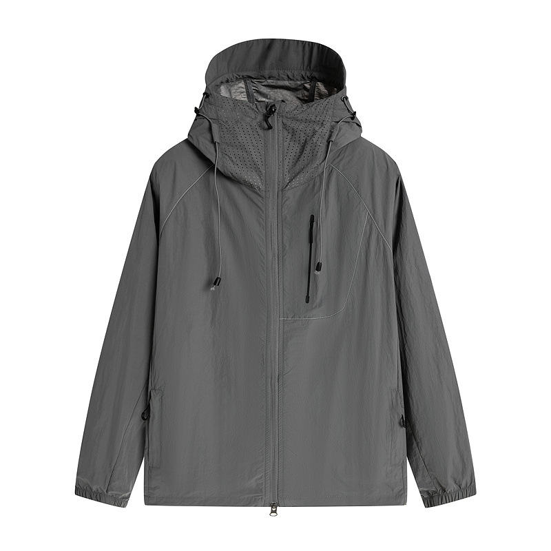 Nueva ropa de protección solar antibacteriana 7A para hombres y mujeres, estilo pareja, ropa de verano para el cuidado de la piel, ropa de protección solar con capucha, compra al por mayor transfronteriza en grupo