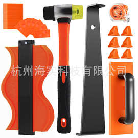 木地板安装尼龙敲块 橡胶锤回力勾钩 英制双头垫片Flooring Tools
