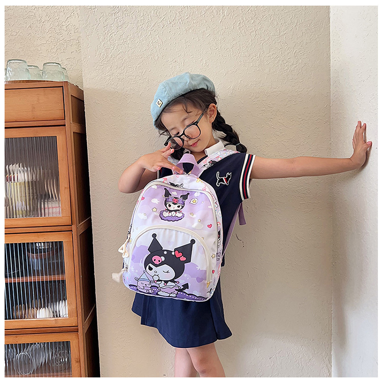 Cute cartoon, lightweight and lightweight schoolbag for kindergartens, fashionable and versatile children's backpacks for outdoor leisure travel undefined