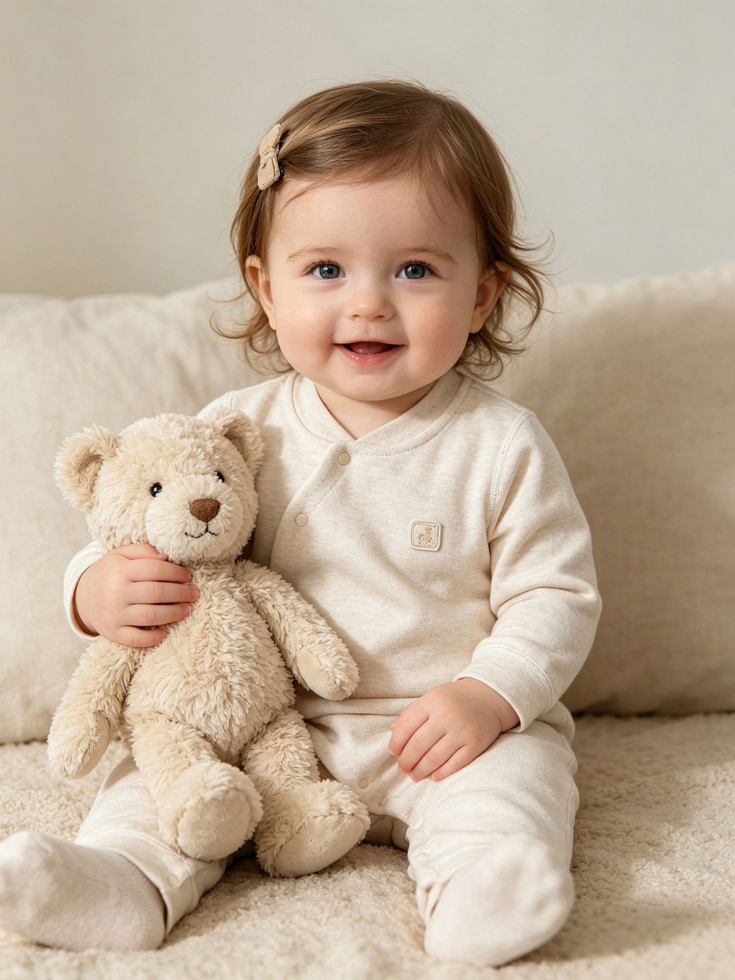 Children's demi-season velvet bodysuit for new born