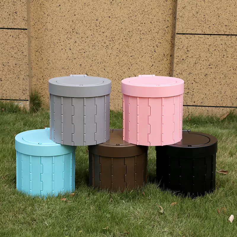 折叠马桶旅行车载马桶带盖可水洗户外厕所自驾游露营便携应急马桶