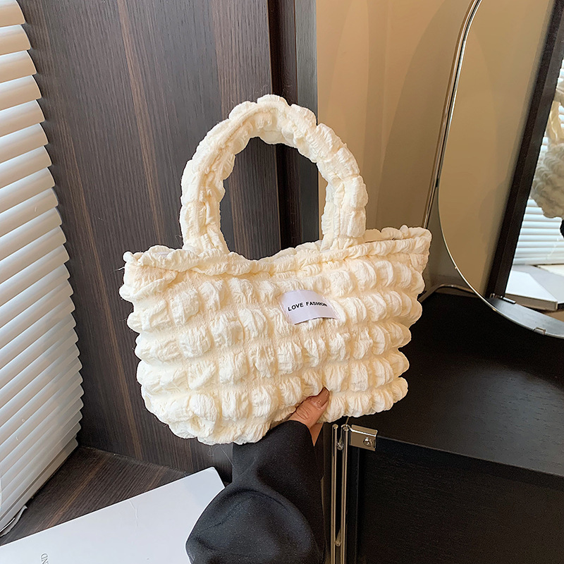 Bolsos de hombro plegables de moda coreana de estilo extranjero, bolsas de ocio de primavera y verano para mujeres, bolsas de brazo, bolsas especiales