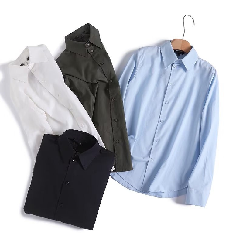 Bm&Md&Za New Summer Women's Fashion Commuter Style Versatile and Elegant Linen Shirt 05130530403