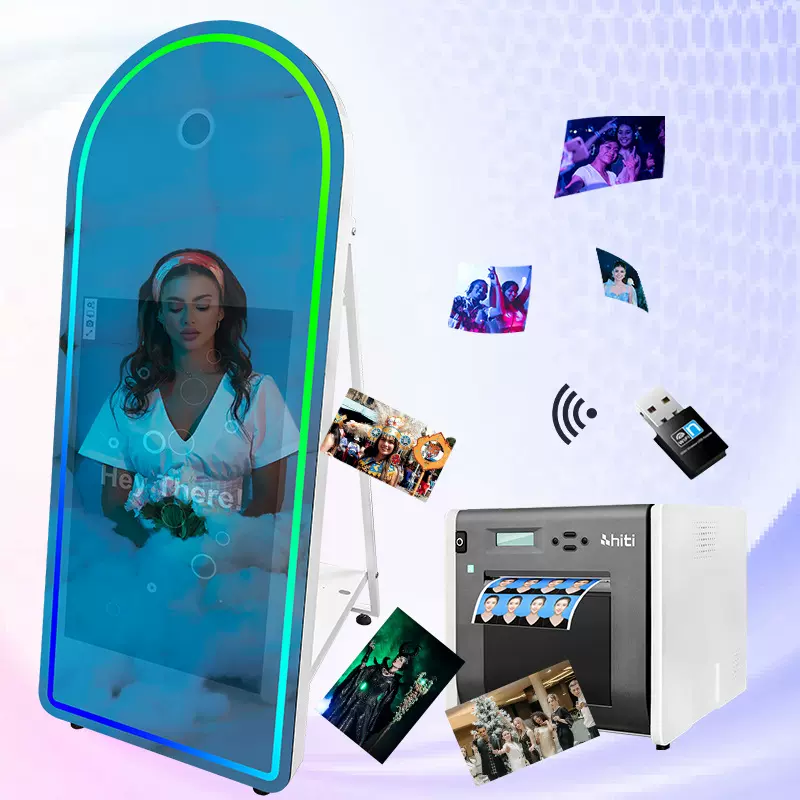32吋魔镜、婚礼拍照、派对设备、氛围营造、即时打印照片、拍照留