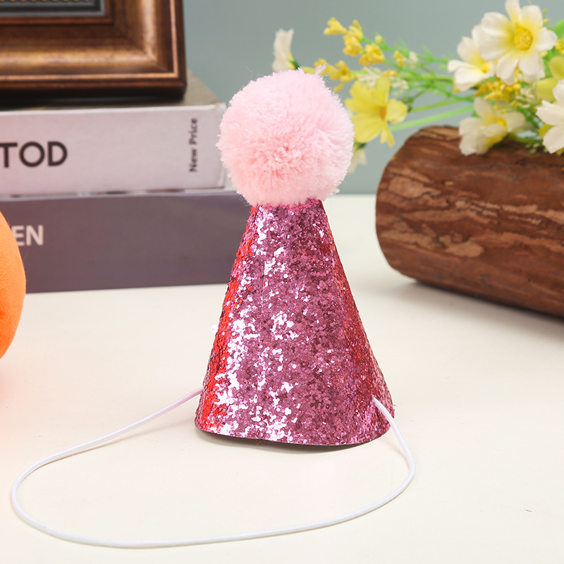 Casa de pastel para niños fiesta cumpleaños sombrero cross-border pet cumpleaños corbata set Teddy perro gato arco