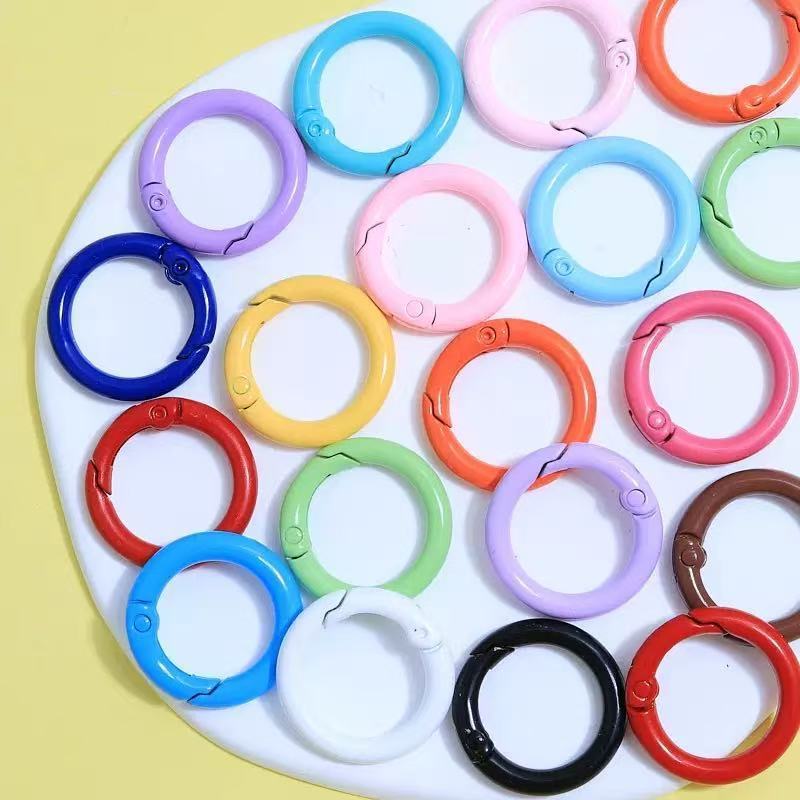 25mm 스프링버클 [혼합색상] - 인터넷 연예인 핫스타일 1팩 [빠른그랩]