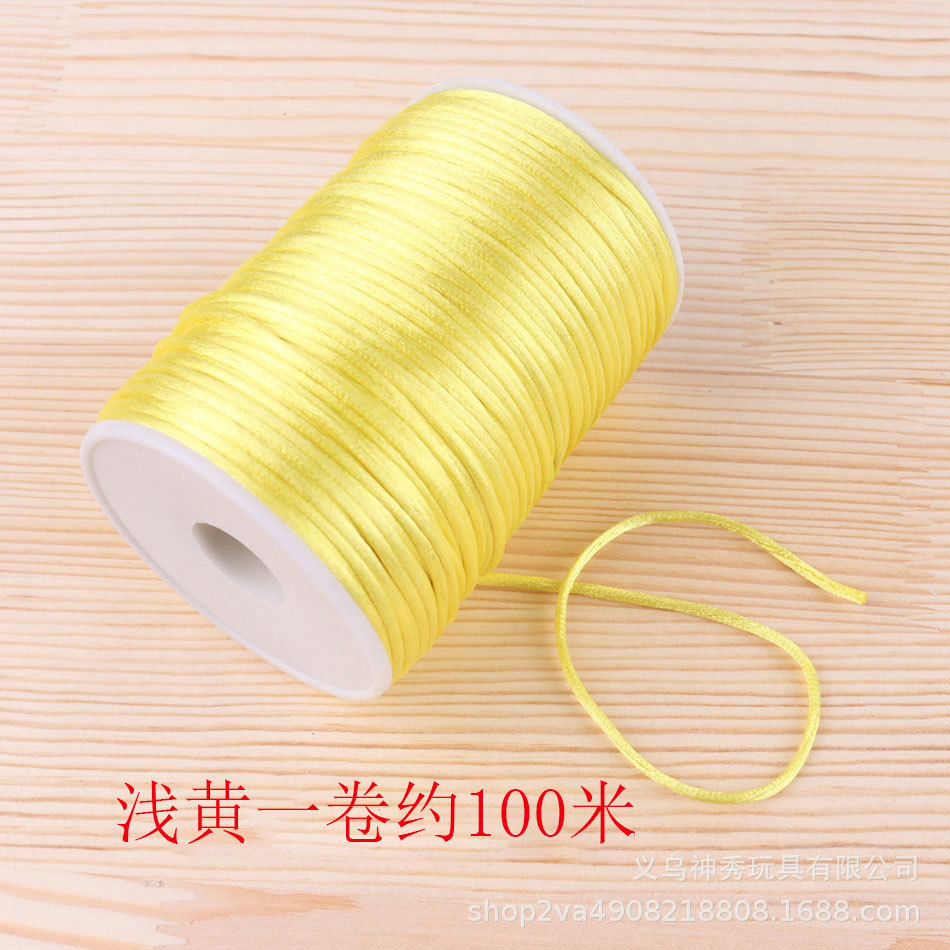 Tejido cuerda roja Jade hilo hecho a mano bricolaje pulsera de oro con cuentas cobre material moneda tejida nudo Chino