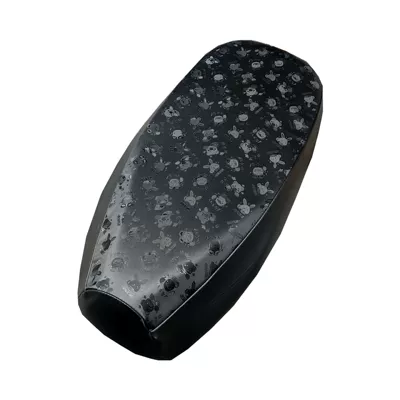 Cushion Cover Sunscreen Waterproof Seat: Electric car cushion - facing-black-cartoon-xs-code-45-50cm