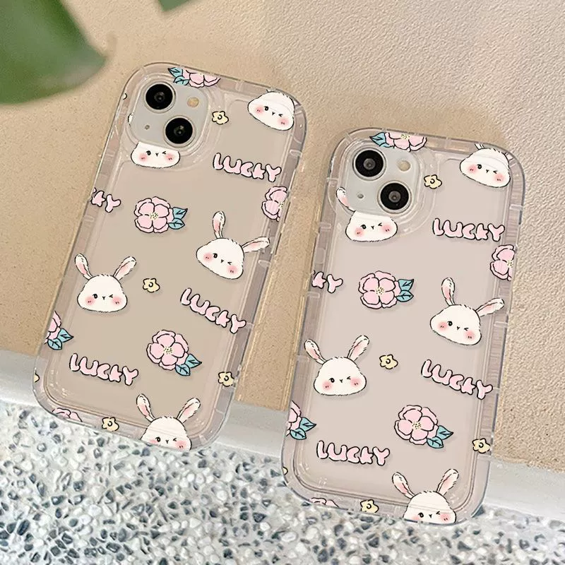 Apple, кролик, чехол для телефона, iPhone14 Pro, iPhone12, цветной, 16promax, 13, стиль высокого качества, оптом