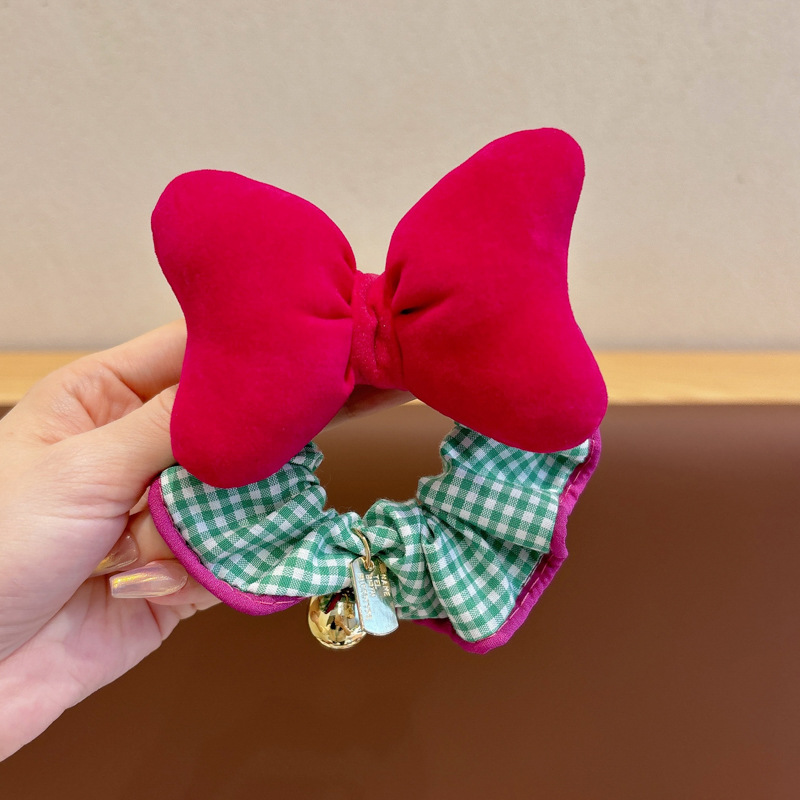 Fugitivo princesa berry arco para niños anillo de cabello coreano diseño de contraste de color para niñas cuerdas de cabeza dulce correa de cabello