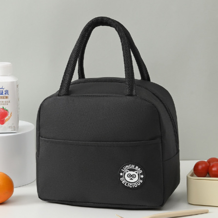 Bolsa de bento bolsa de caja de almuerzo catiónico bolsa de aislamiento de tela oxford bolsa de aluminio impermeable gruesa bolsa de caja de almuerzo portátil