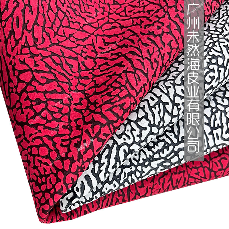 磨砂大象纹裂纹设计头层牛皮进口鲨鱼纹真皮现货