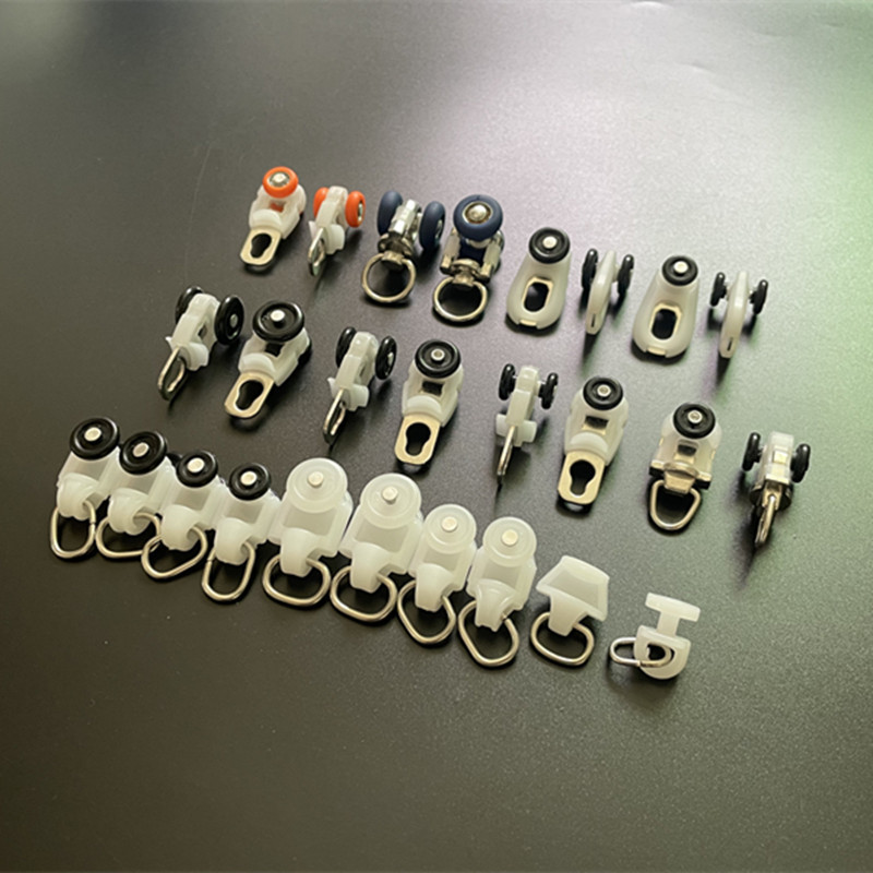 Curtain wheel intelligent electric curtain track pulley thickened silent bearing roller skating curtain accessories manufacturers wholesale