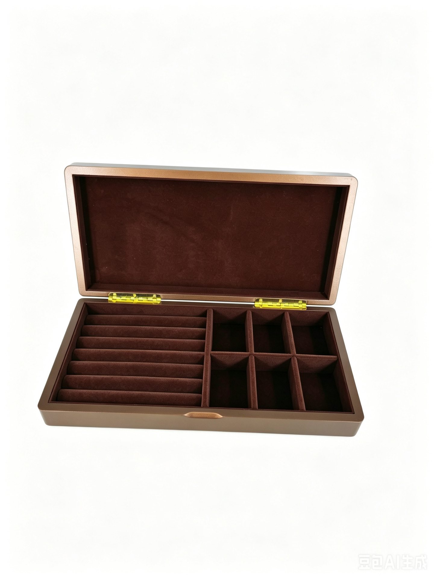 Massivholz-Schmuckschatulle Walnussholz hochwertiges feines Design Goldschmuck Schmuckaufbewahrung kleine Schmuckbox Geburtstagsgeschenk für Damen