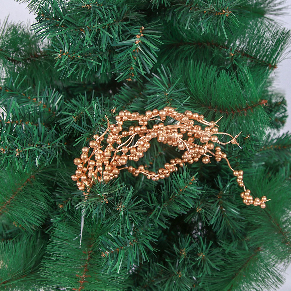 Christmas realistic golden decorations