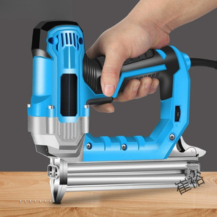 Electric Nail Gun, Special Nail Gun, Code Nail Row Nail, Dual-Purpose Air Nail Gun, Straight Nail Carpentry Tool Collection
