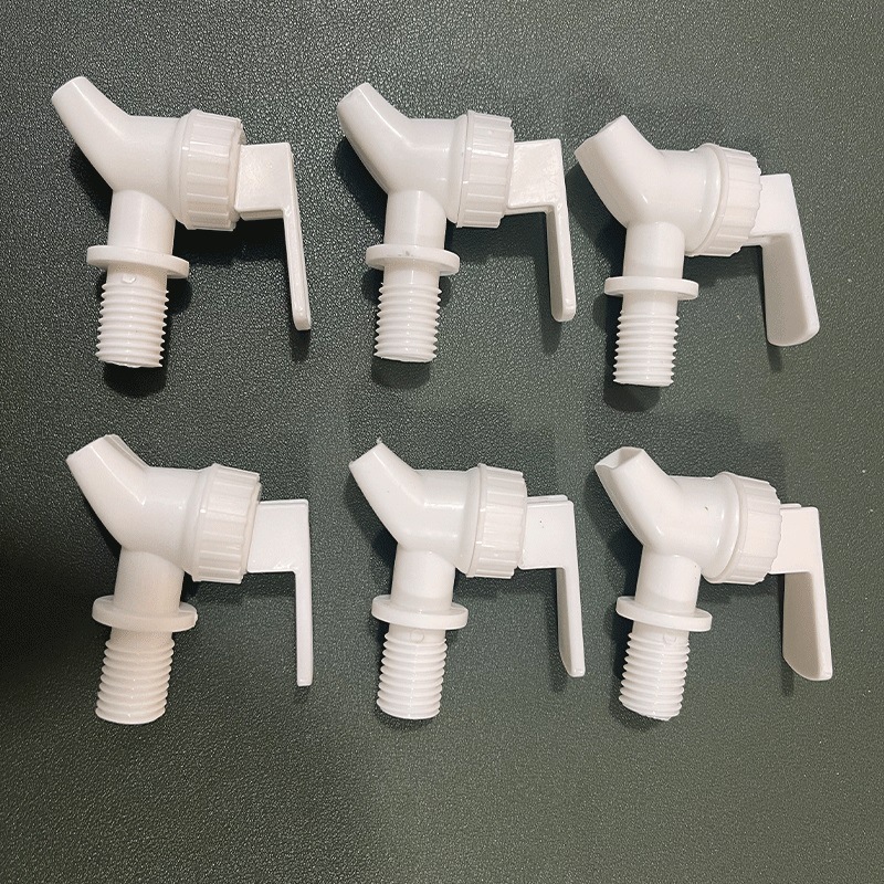 Special plastic press-type faucet for white and cold water buckets, ice water kettle, water dispenser, food-grade plastic faucet undefined