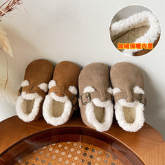 {15–30 Size} Kids' Birkenstock Shoes Winter Fleece-Lined Warmth-Keeping Girls' Tods Shoes Baby Cotton Shoes Little Kids' & Infant Footwear