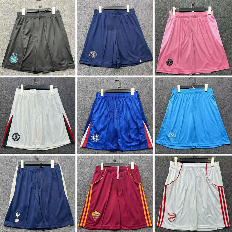 2526 Season Football Uniform Fan Version Shorts Inter Milan Chelsea Germany Paris Arsenal Wholesale Football Pants