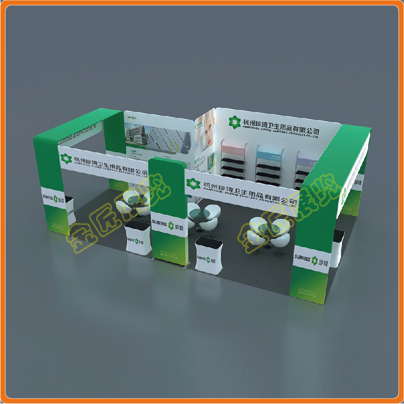 简易式特装展位 展位搭建背景 出国参展展架 高档便携展具