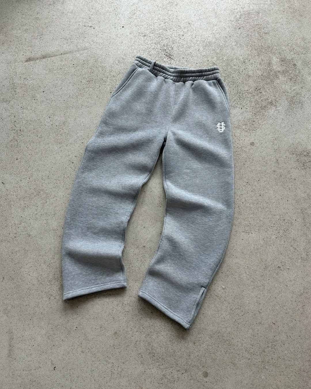 Casual Embroidered Zipper Sweatpants High Street Hip Hop Rap Style Men's And Women's Long Pants Street Fashion_ecoleips.com