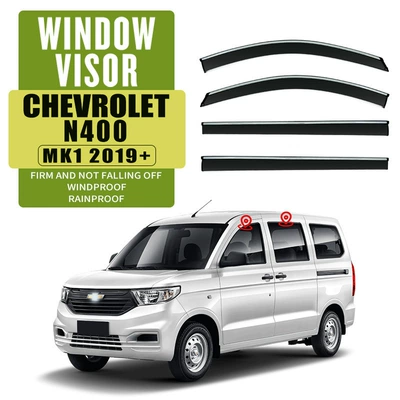 Rain shield – Chevrolet Chevrolet Move N300 - standard-packaging-without-logo-chevrolet-n400-mk2-2019-pc-silver-bright-strip-window-rain-shield