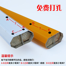 道闸栏杆百胜捷顺停车场铝合金直杆小区起落栅栏杆门禁栏杆挡车杆